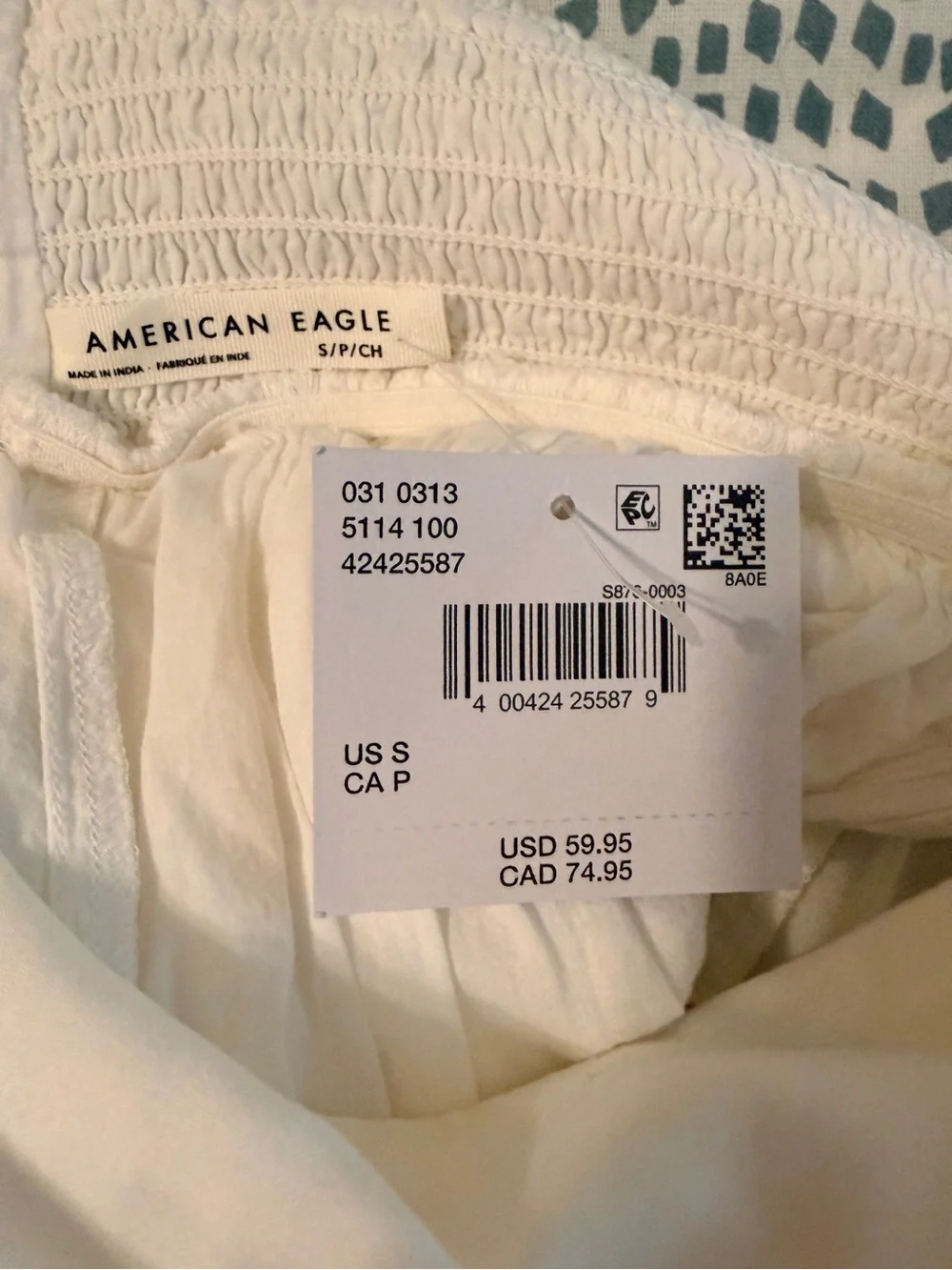 American Eagle | White Boho Tiered Maxi Skirt - Picture 10 of 10